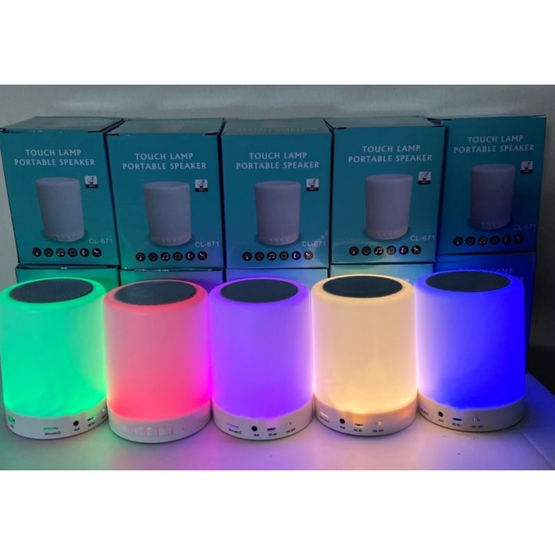 Smart Touch Lamp Bluetooth Portable Speaker CL-617