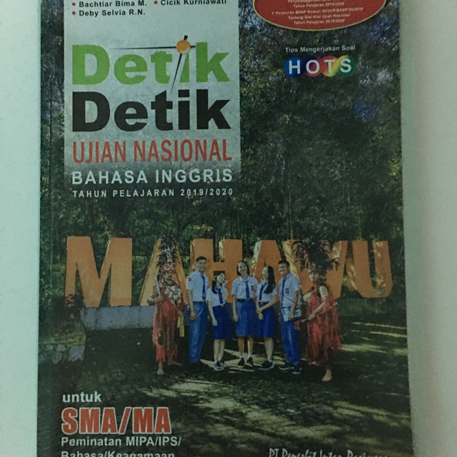 Detik-Detik Ujian Nasional Bahasa Inggris SMA/IPA