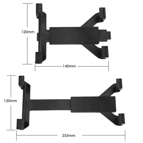 SOHA CHT-016 Car Holder Mobil 2IN1 Kaca Dan Jok Mobil Tablet 7 Inch - 10 Inch Ipad Stabil Aman STRD