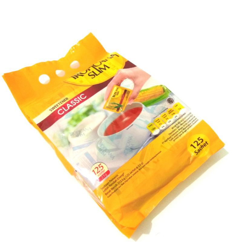 

Tropicana Slim Sweetener Classic-Halal-125 Sachet