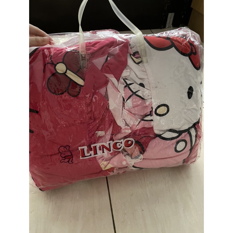 bedcover baby linco selimut bayi hello kitty/selimut bayi teddy bear/bedcover bayi/bed cover bayi