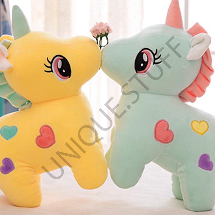 Boneka unicorn import boneka kuda pony soft plush toy