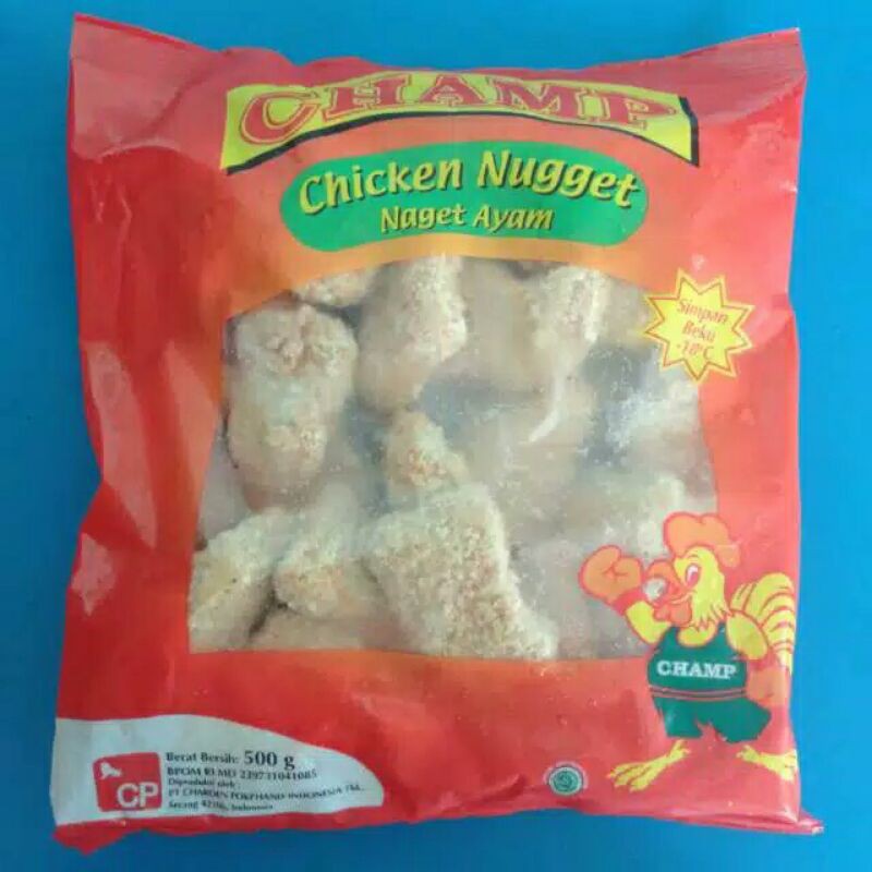 

❤ SEMBAKO MURAH ❤ Nuget Ayam Champ 250gr dan 500 gram