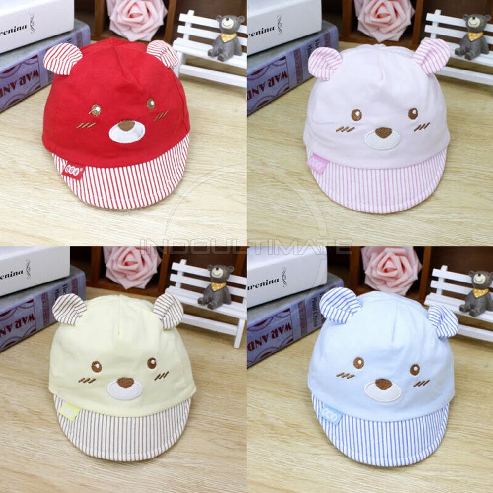 Promo 7.7 TOPI ANAK LUCU Baby Hat BH-97 Topi Anak Karakter Topi Boneka PODCOCO Cocok untuk Baby BOY/GIRL