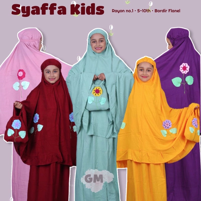 mukena anak lucu mukena anak bordir mukena anak flanel mukena anak SD murah