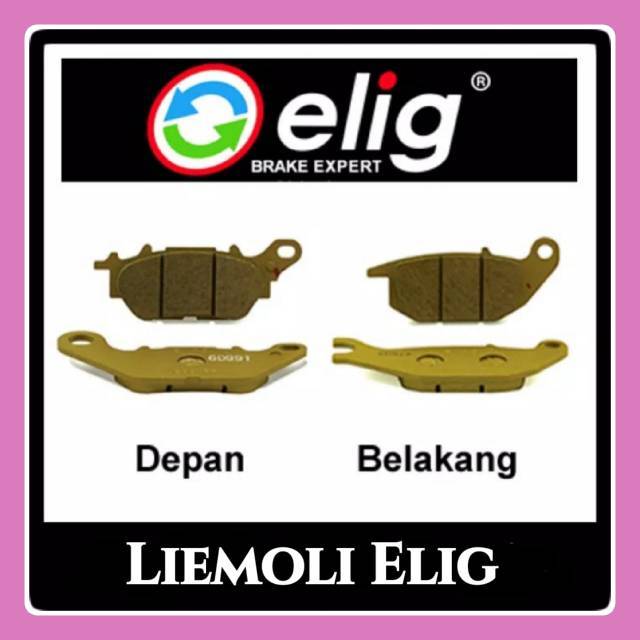 Kampas Rem Yamaha XABRE - ELIG EM049 & EM105 STANDARD