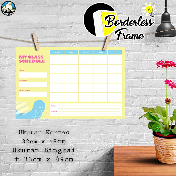 

Schedule Class Planner Kode CP01