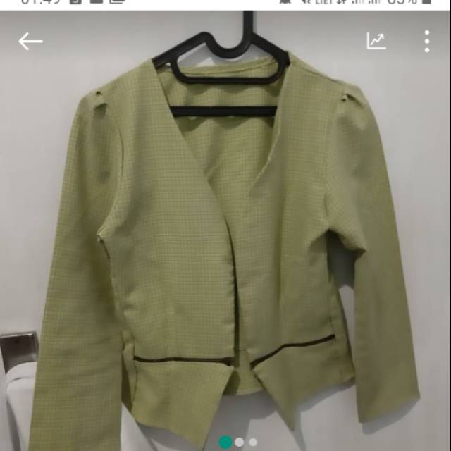Green cardigan 1ball