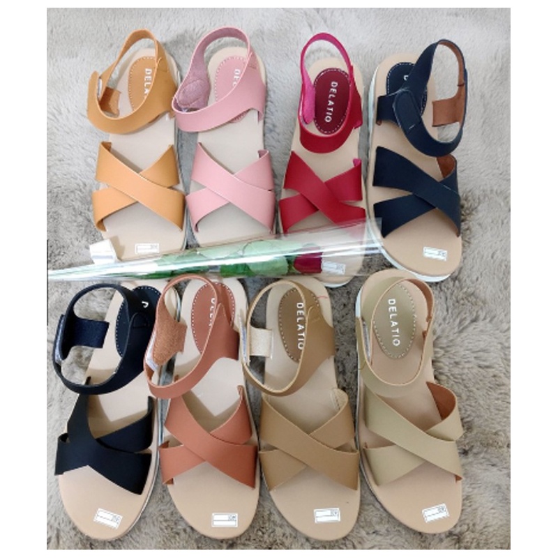 SANDAL WANITA TALI L SILANG 05