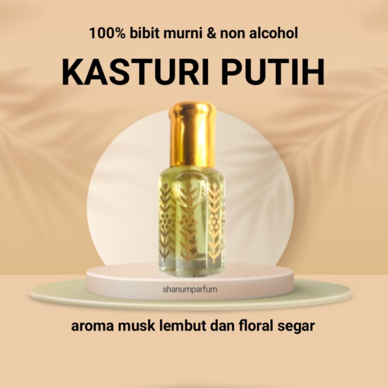 Kasturi Putih (Musk Abyadh) Parfum Original Non Alkohol