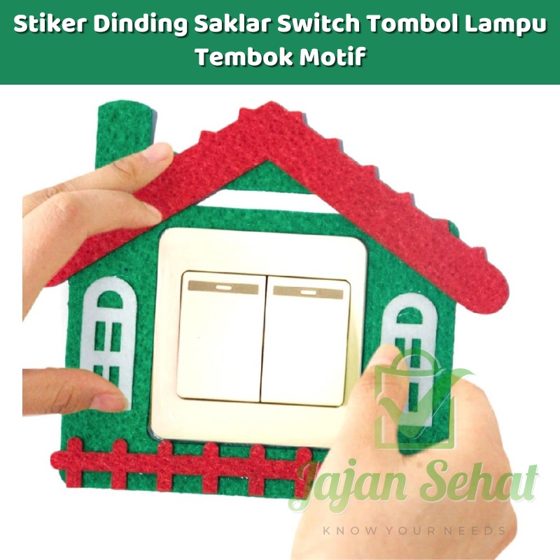 Stiker Dinding Saklar Switch Tombol Lampu Tembok Motif