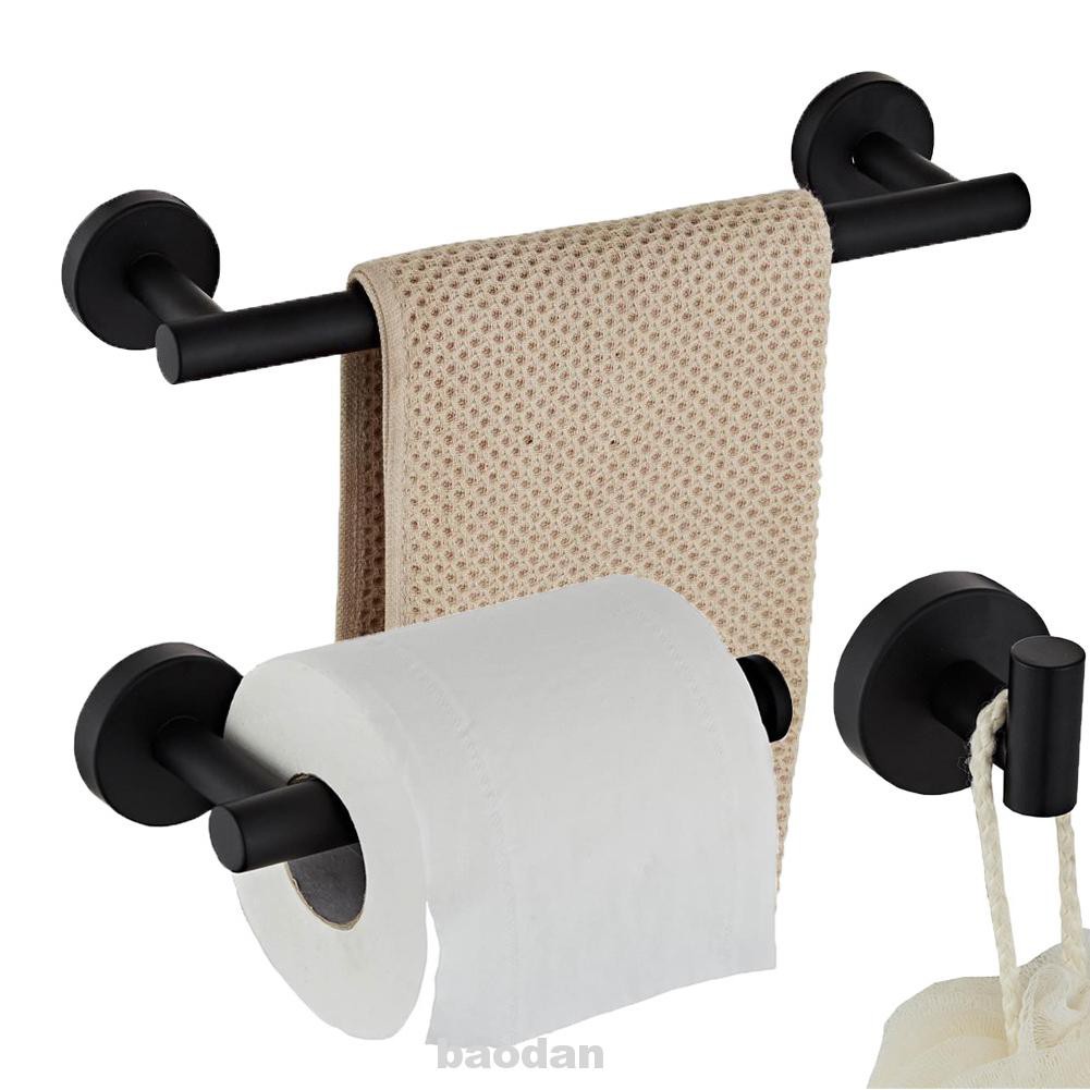 Accessories Anti Rust Home Modern Storage Toilet Paper Holder Towel Bar Hook Bathroom Hardware Set Shopee Indonesia