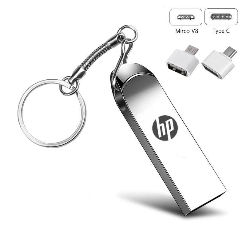 MIINII Flashdisk HP 2TB USB 3.1 Style Large Storage USB Pendrive Metal Waterproof High Speed