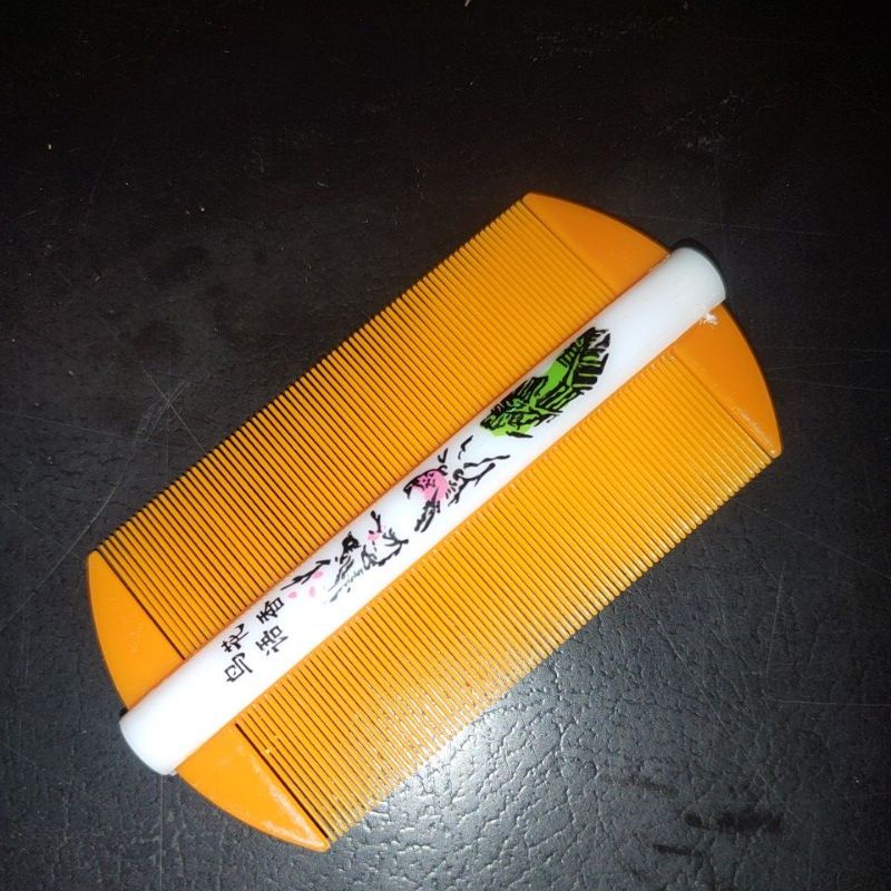 Sisir kutu ketombe Sirit rambut rapat plastik bagus