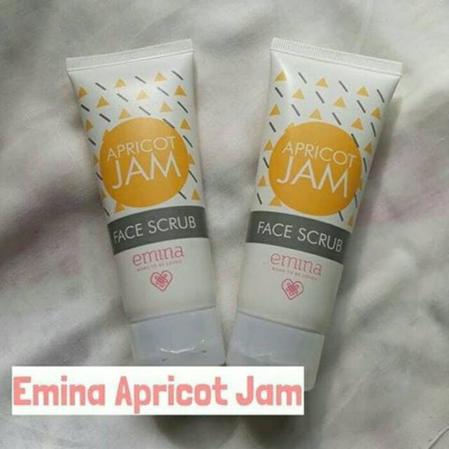 ☃Cutezz_Ching1☃Emina Apricot Jam Face Scrub 60ml - Scrub Wajah