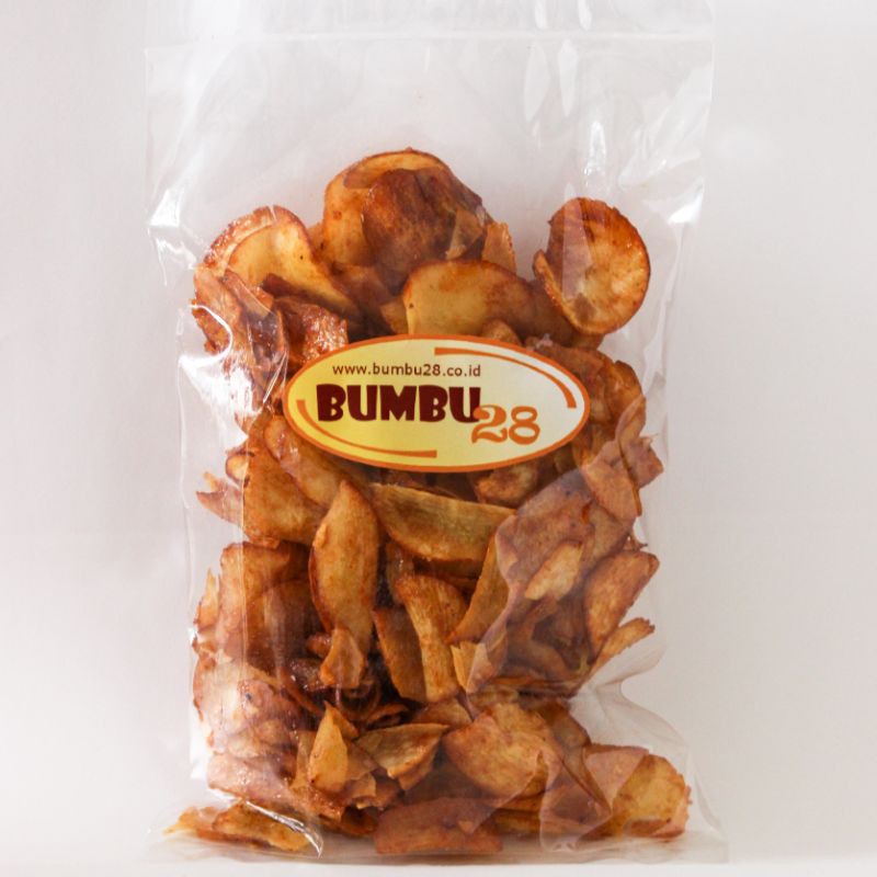 

Keripik Pedas Khas Tangerang Renyah Terlaris Bumbu28 250 gr