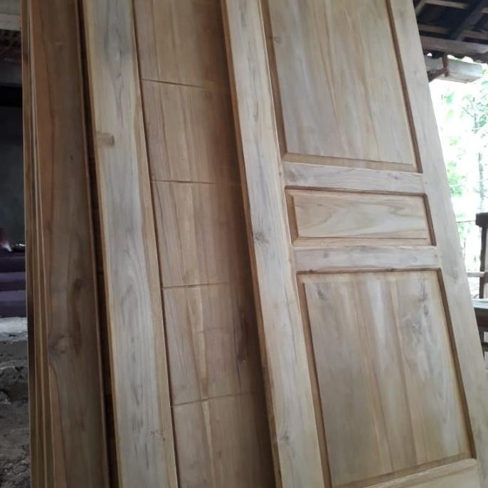 PINTU KAYU JATI PLUS KUSEN