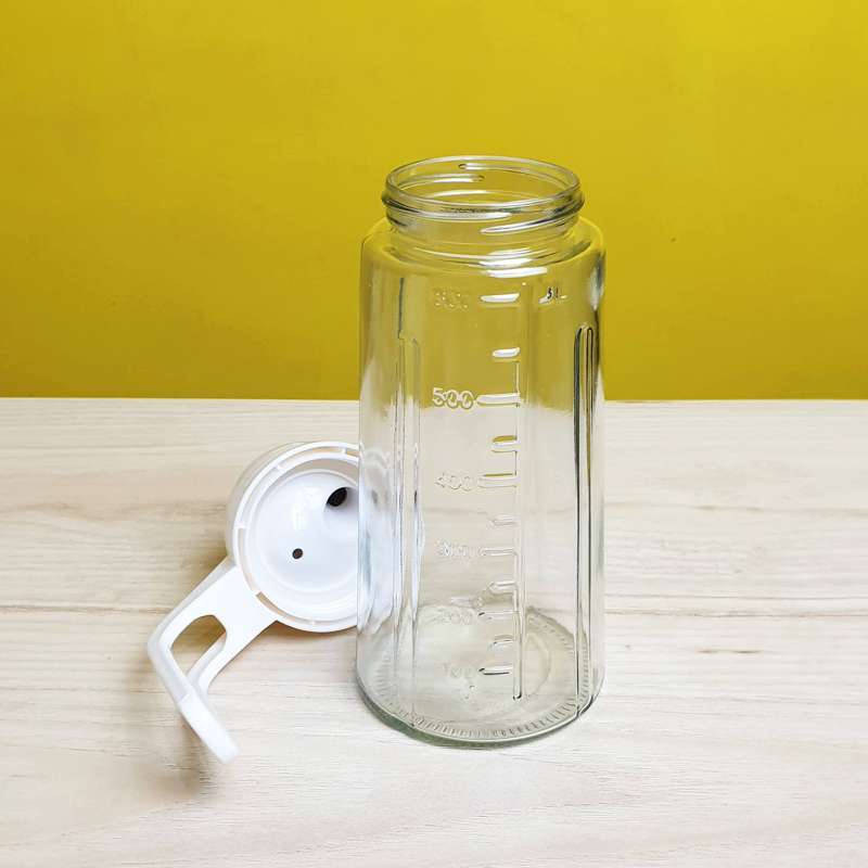 Botol Minyak Kecap Cuka Sauce Automatic Lid Glass Oil Bottle [KK]