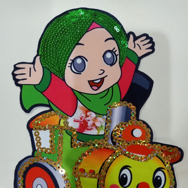 Patch LOL / TEMPELAN LOL/ TEMPELAN BAJU/Aplikasi LOL Hijab 20cm