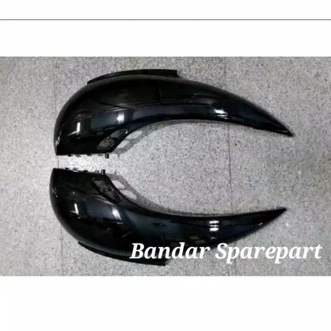 COVER BODY BELAKANG HONDA SCOOPY KARBU LAMA WARNA HITAM TH 2012 2013