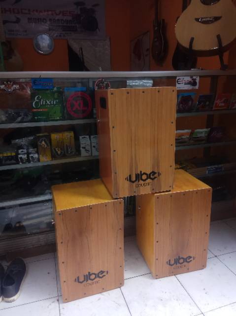 Cajon Kahon kajon VibeCoustic Standar, electric EQ &amp; Custom Model (Pre order)