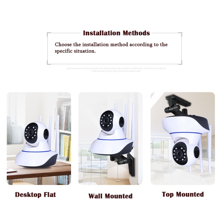 IP Kamera CCTV Yoosee Wireless IP Camera HD 1080P 3 Antena Baby Cam