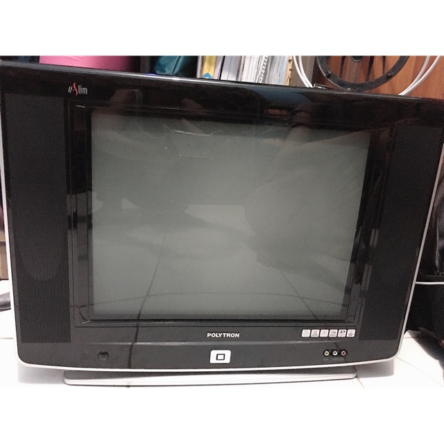 Televisi TV polytron tabung 21inc slim