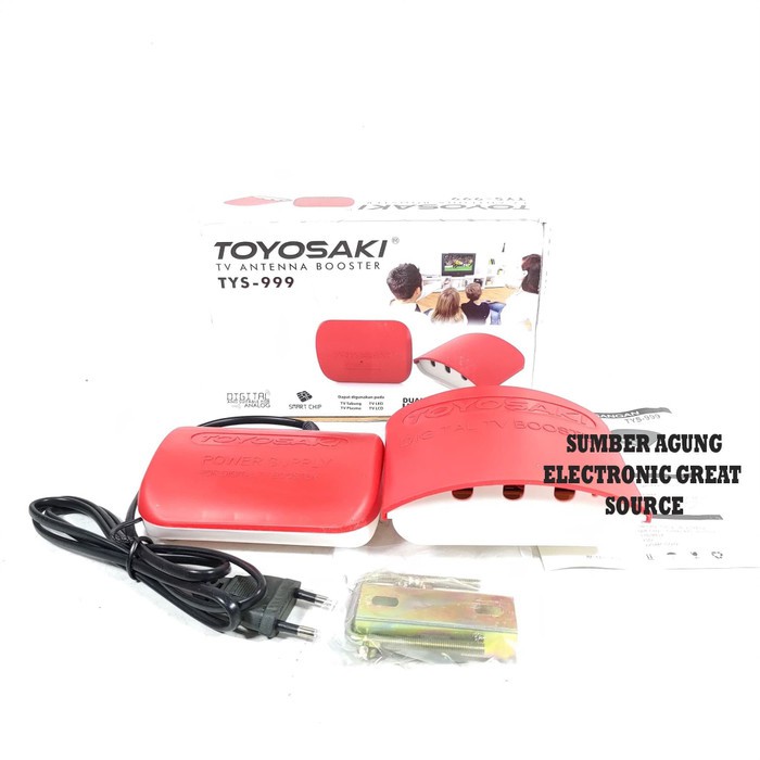 Toyosaki Booster Antena TV TYS999 9999 Boster Set Atas Bawah Komplit