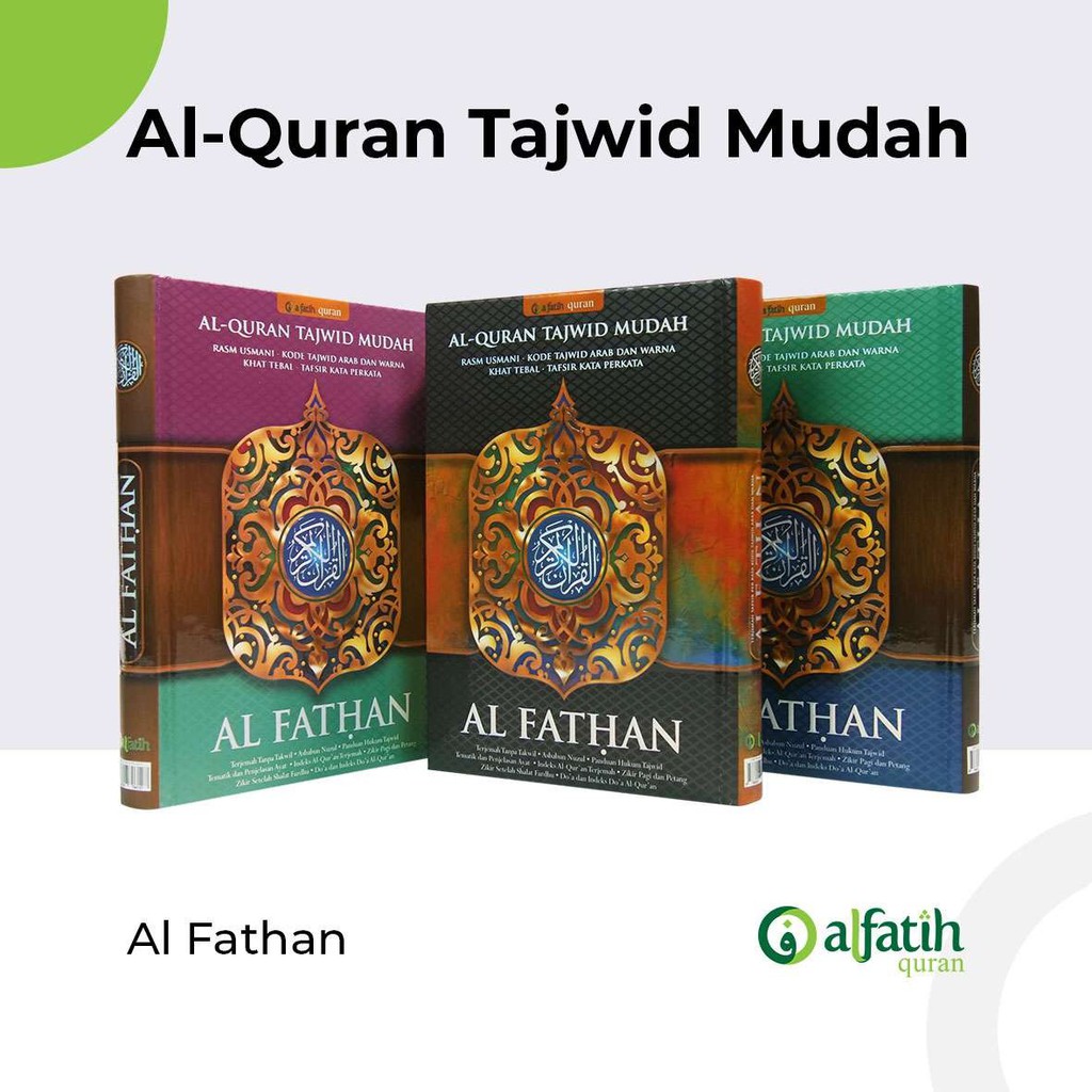 Alquran Al Fathan A5 Al Quran Tajwid Terjemah Per Kata Alfathan Al-Quran Alfathan Alfatih