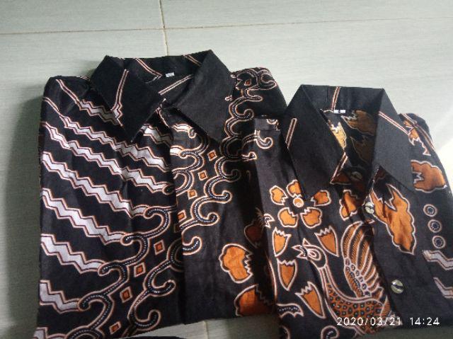 Batik Couple Ayah Anak Lengan Pendek/batik Anak Cowok Ker