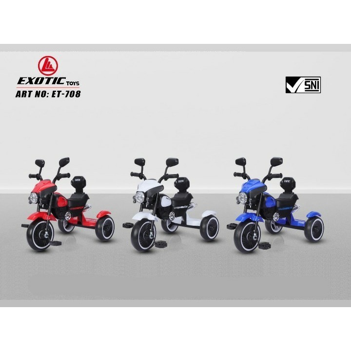 Sepeda Anak Roda Tiga Model Exotic ET 708