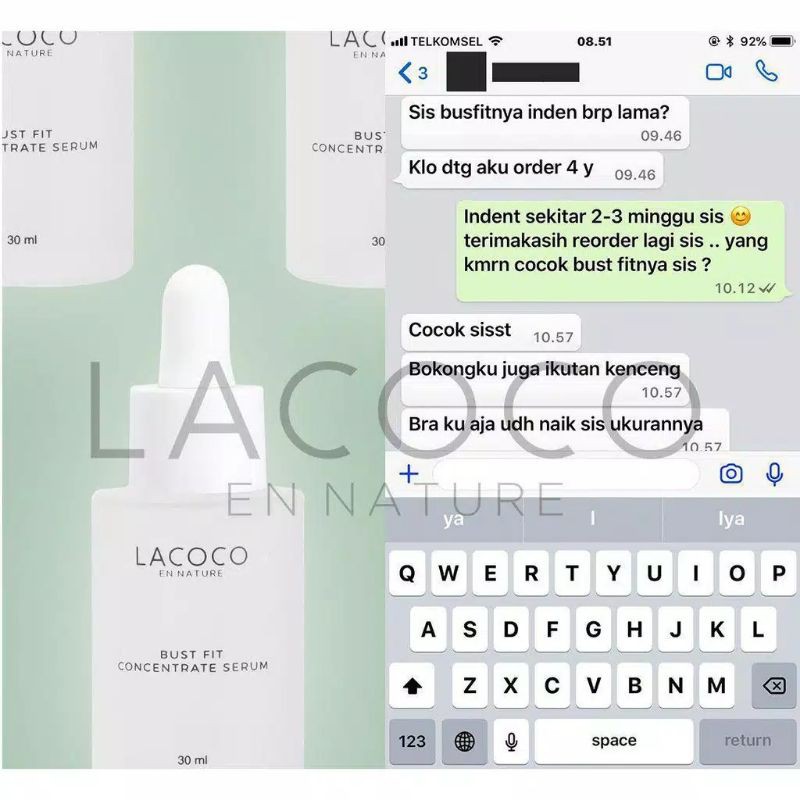 LACOCO Bust Fit Concentrate Serum Perawatan Payudara Premium