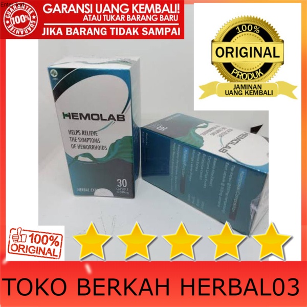 100% ASLI Hemolab Original 100% Obat Wasir Ambien Ampuh 100% ASLI