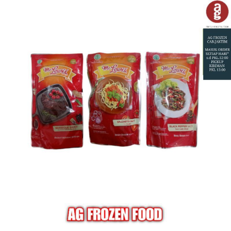 

Mc Lewis Saus all Varian 310 gram