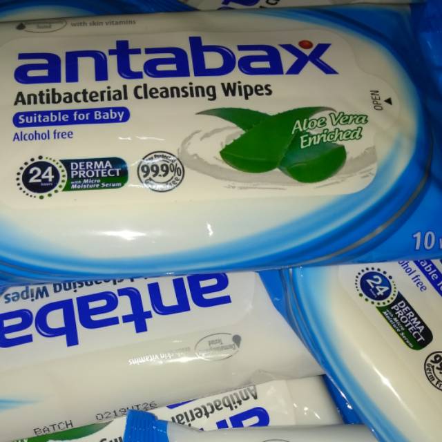 Jual ANTABAX Antibacterial Cleansing Wipes Shopee Indonesia