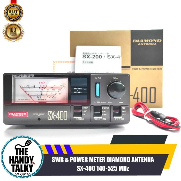 SWR & POWER METER DIAMOND ANTENNA SX-400 140-525 MHz