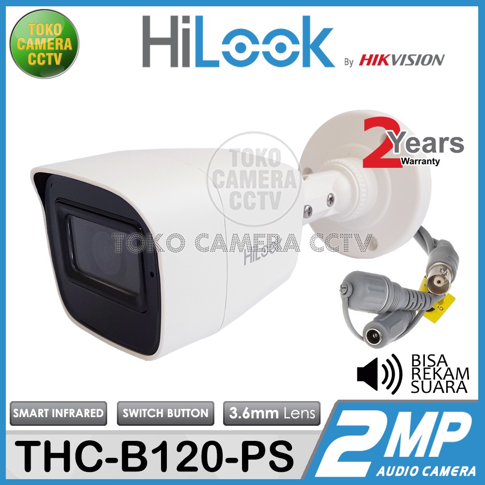 KAMERA CCTV OUTDOOR HiLook THC-B120-PS 2MP MIC AUDIO