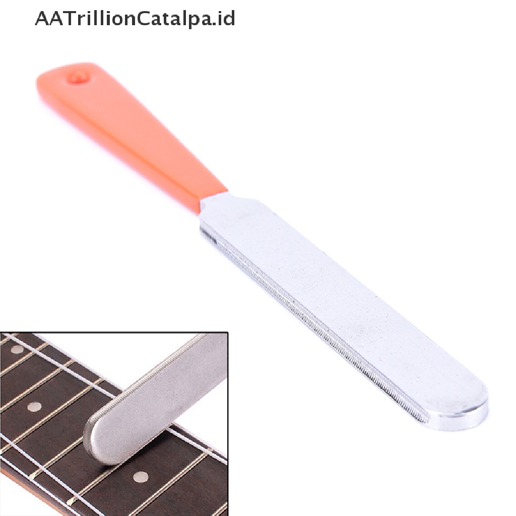 Aatrillioncatalpa File Kikir Fret Gitar Bahan Stainless Steel