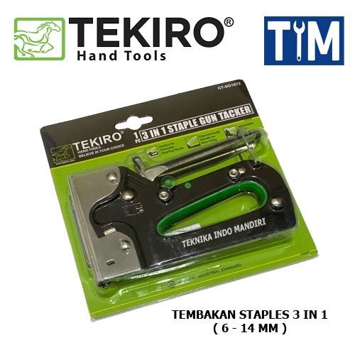 TEKIRO Tembakan Staples 3 IN 1 / Staple Gun Tacker 3 IN 1