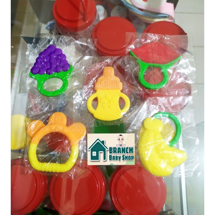 Empeng Dot Bayi Huki,Empeng dot bayi Biasa Non Merk,Empeng Buah Bayi Training,Teether Gigitan Bayi Mainan Bayi-4