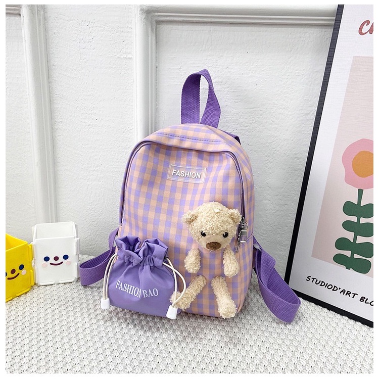 NAOMI - Tas Import Premium Seina Bear - Tas ransel Cross bag boneka anak cowok cewek - Tas Naomi - Tas Anak Import - Tas lucu cute berkualitas