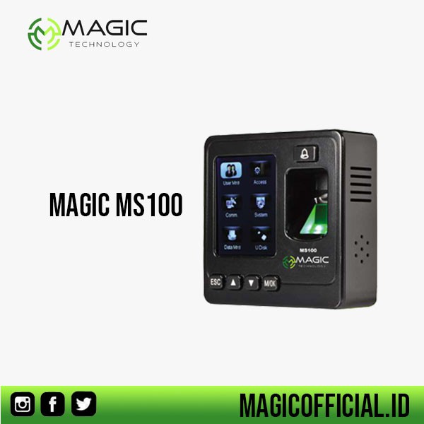 Fingerprint | Finger Print | Mesin Absensi Sidik Jari | Magic MS100 | Murah