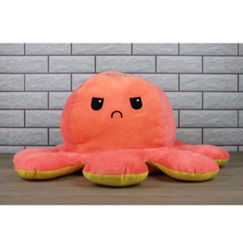 boneka cumi cumi gurita super jumbo boneka bolak balik