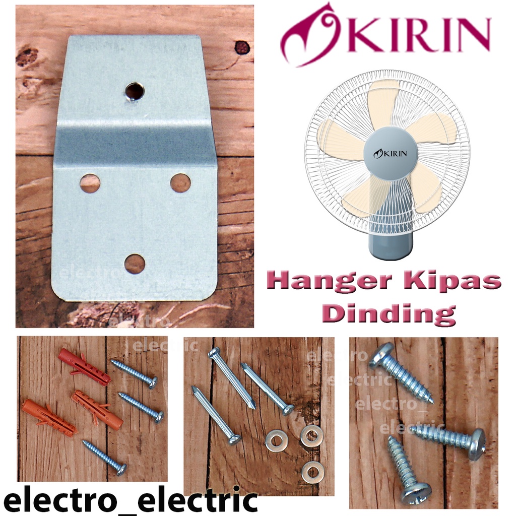 Besi Holder Hanger Pengait Gantungan Wall Fan Kipas Dinding Kirin