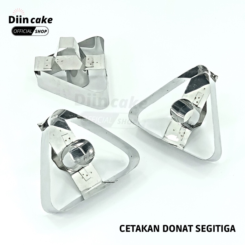 Cetakan Kue Donat Bentuk Segitiga