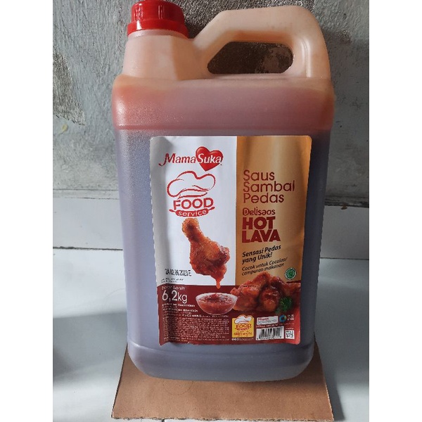 

MAMA SUKA HOT LAVA - SAUS SAMBAL PEDAS 6,2 KG