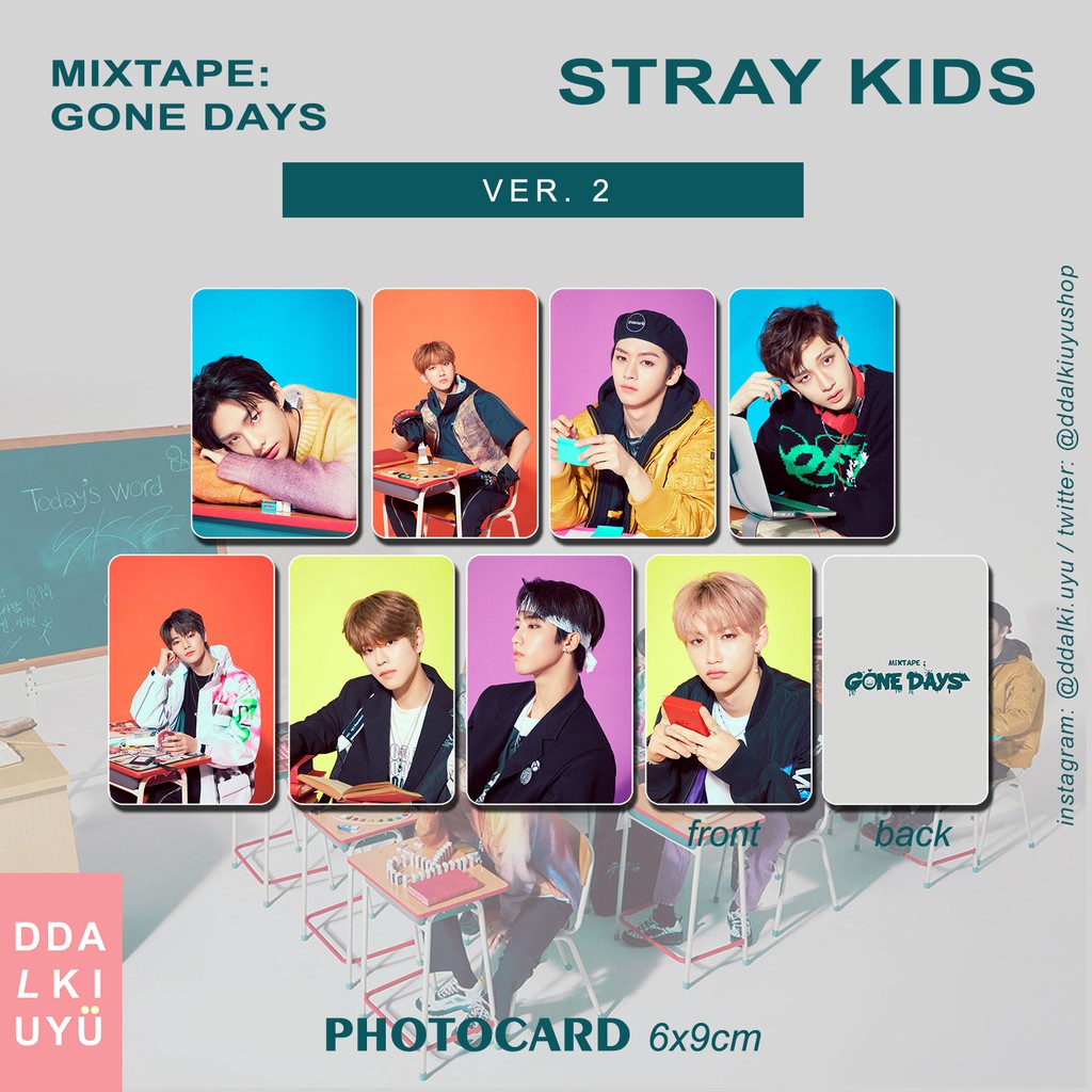 STRAY KIDS - photocard [MIXTAPE: GONE DAYS] ver. 2
