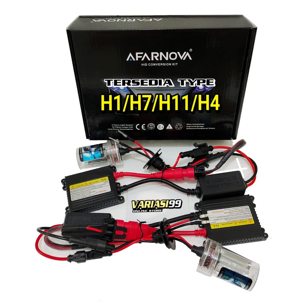 HID LED H7 H11 H1 H4 XENON HEADLIGHT BOHLAM LAMPU MOBIL SET ISI 2