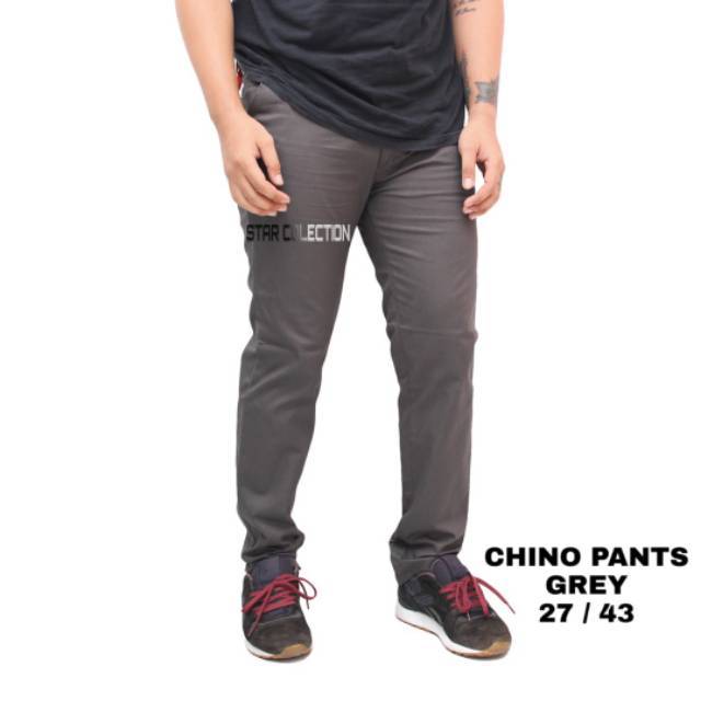 CELANA CINO PANJANG PRIA / CELANA CHINO JUMBU SUPER BIG SIZE PREMIUM  27-43