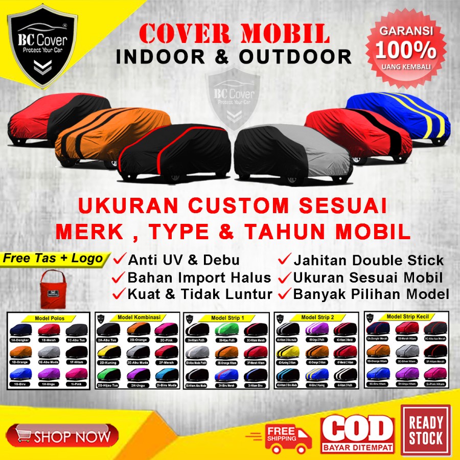 Body Cover Mobil All New Avanza Xenia Ertiga HRV  Mobilio Sigra Calya Sarung Mobil Xpander Rush Terios Raize Rocky Selimut Mantel Tutup Penutup Mobil Waterproof Anti Air PanasOutdoor